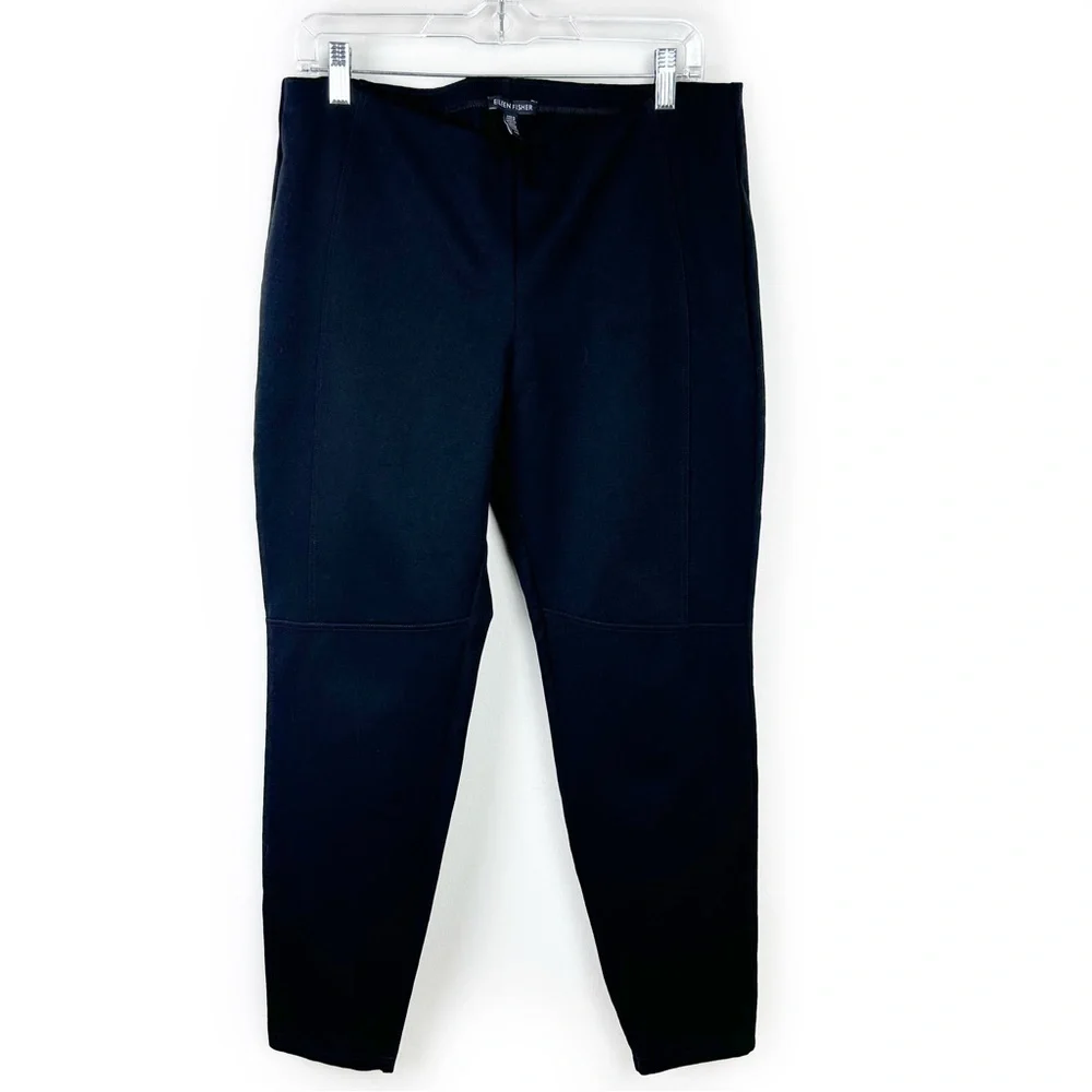 Eileen Fisher Ponte Knit thick pull-on pants size: L - Picture 1 of 9